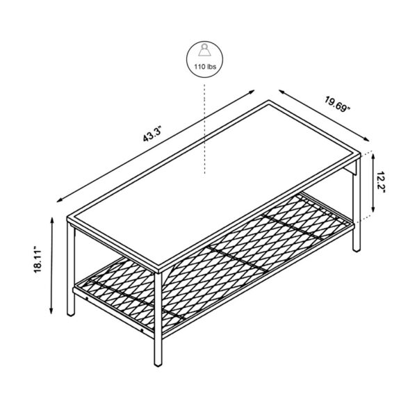 Cuboid Coffee Table - Image 6