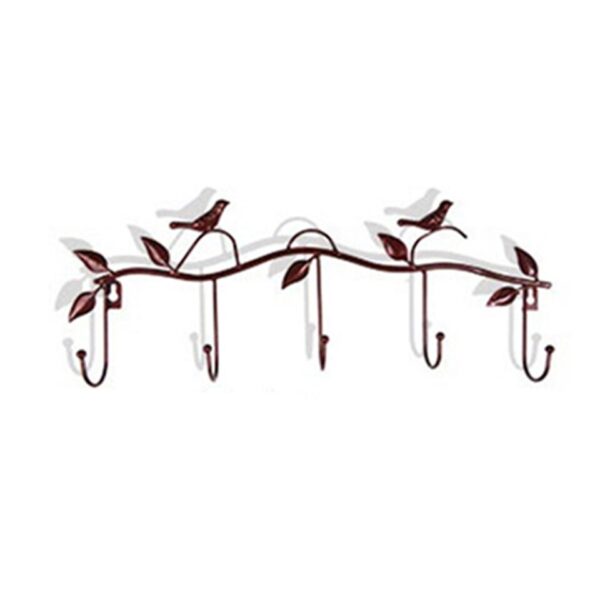 Birds Metal Wall Coat Rack and Hat Rack Multi-Function Mounted Hook Hangers For Livingroom Bedroom Decorative Hook Up - Image 6