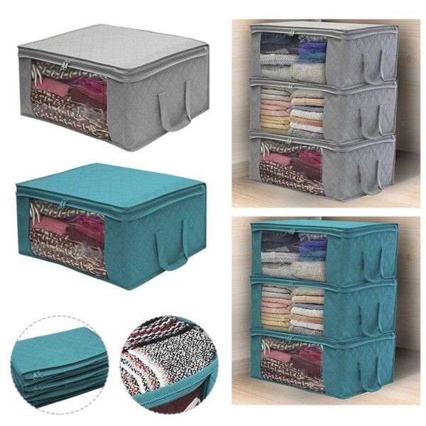 Clothes Quilt Storage Bag foldable storage box organizer