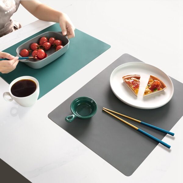 Silicone Waterproof Placemat Table Mat Heat Insulation Anti-skidding Washable Durable For Kitchen Dining - Image 2