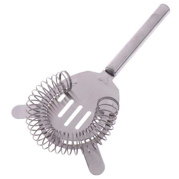 Stainless Steel Cocktail Shaker Set Mixer Strainer Ice Tongs Mixing Spoon  Jigger Pourer Muddler Corkscrew - Image 9