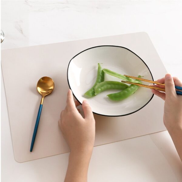 Silicone Waterproof Placemat Table Mat Heat Insulation Anti-skidding Washable Durable For Kitchen Dining - Image 7