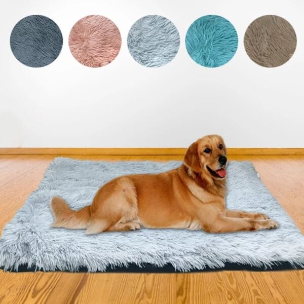 Winter Dog Bed Mat Soft Washable Fleece Pet Cushion House Warm Puppy Cat Sleeping Bed Blanket