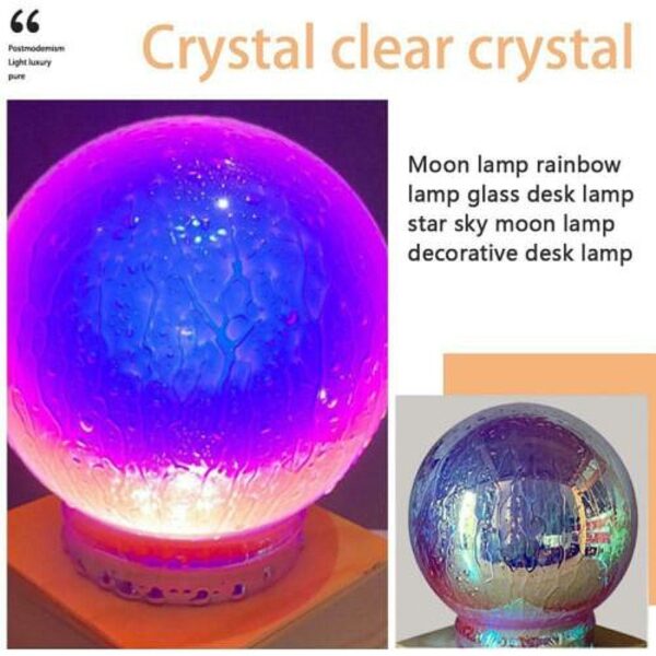 Indoor Atmosphere Moon Rainbow Night Light - Image 8