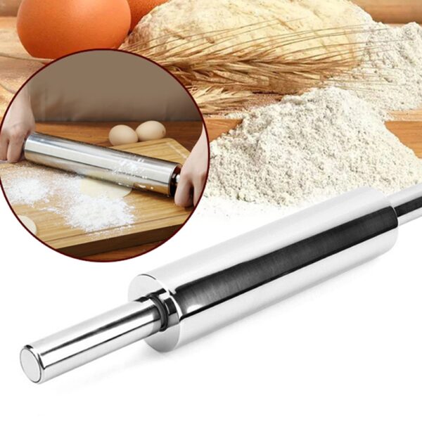 Stainless Steel Rolling Pin - Image 4