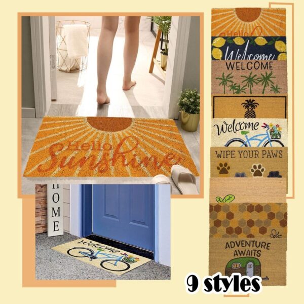 40x60cm Entrance Welcome Doormat Absorbent Bathroom Kitchen Floor - Image 9