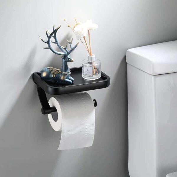 Modern Stainless Steel Toilet Paper Holder - Image 6