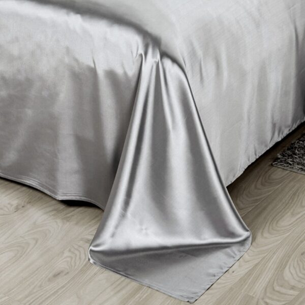 Luxury Black Satin Bedding - Image 5