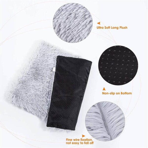 Winter Dog Bed Mat Soft Washable Fleece Pet Cushion House Warm Puppy Cat Sleeping Bed Blanket - Image 2