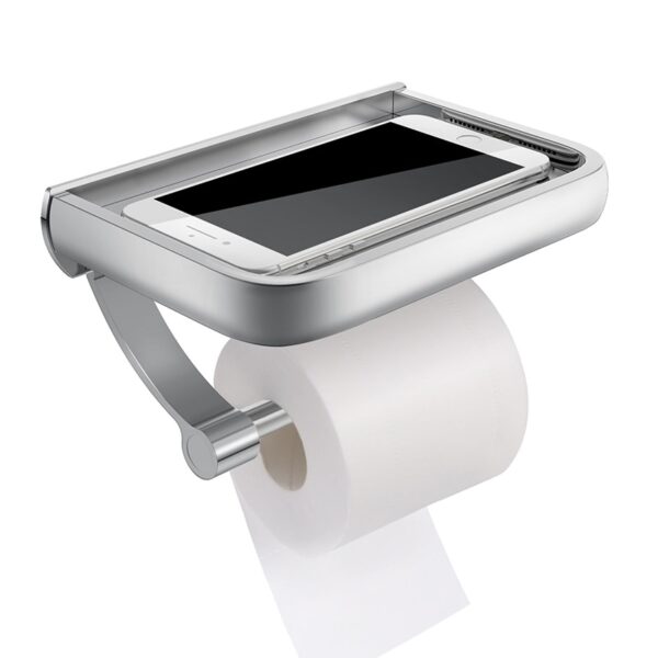 Modern Stainless Steel Toilet Paper Holder - Image 2