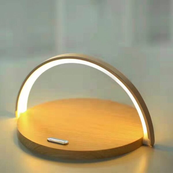 Qi Wireless Charger LED Table Lamp DC5V 10W USB Charging LED - Image 4