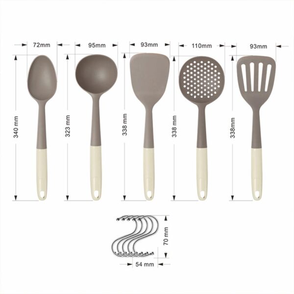 10Pcs Non-stick Silicone Kitchenware Set - Image 6