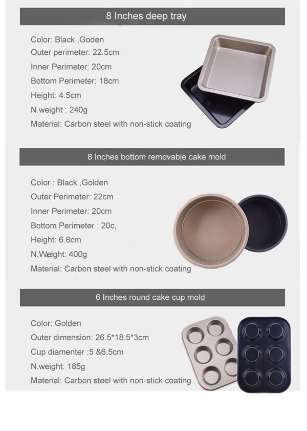 Oven Baking Tray Set - Image 3