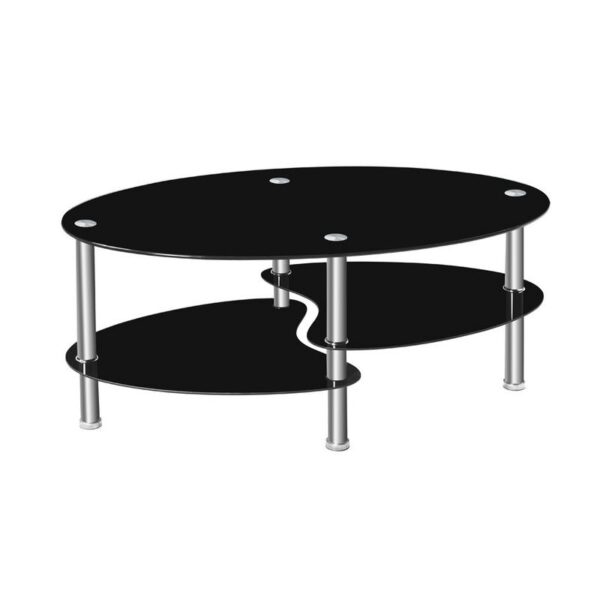 Tempered Glass Coffee Table - Image 2