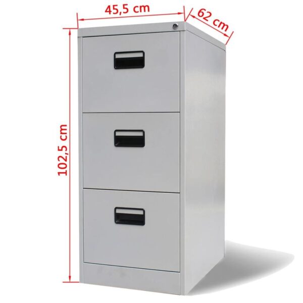 Metal Drawer Filing Cabinet Office Furniture - Image 3