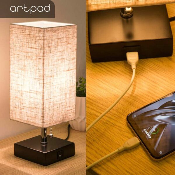 Modern Design Bedside Table Lamp - Image 3