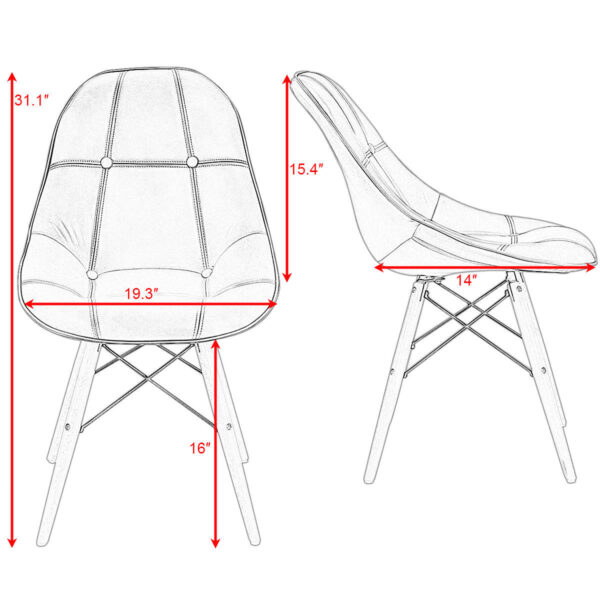 Dining Side Chair Set - Image 3