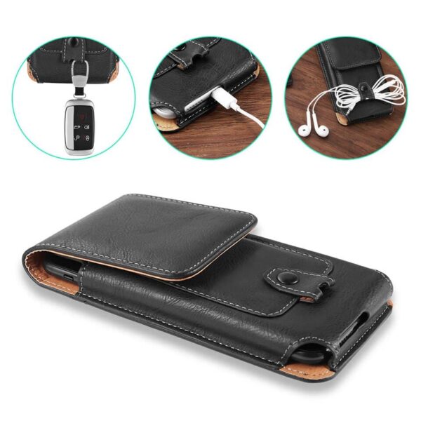 Belt Clip Phone Pouch Case Universal Mobile Phone Holster Waist - Image 7