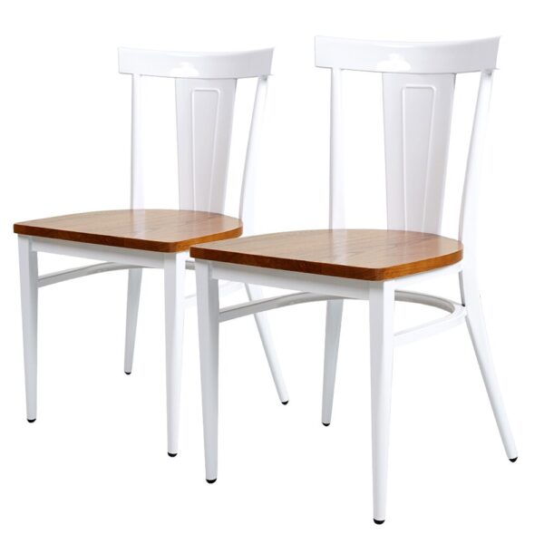 Retro Bistro Dining Chairs - Image 5