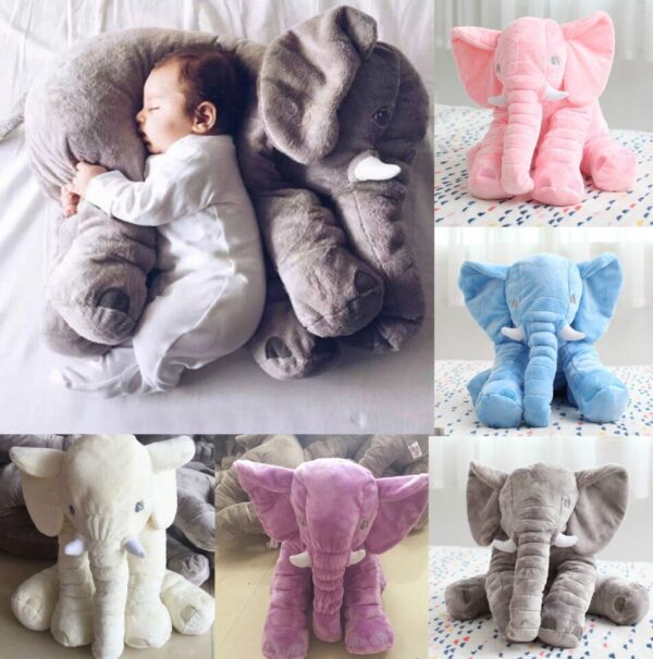 Plush Elephant Pillow