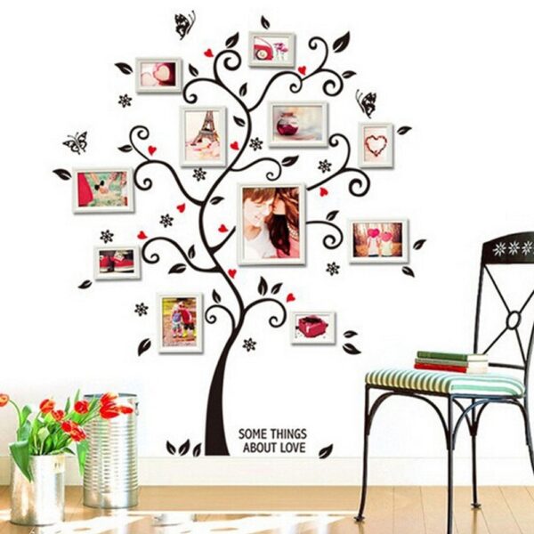 DIY Photo Tree Mural