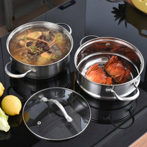 Stainless Steel 14-Piece Cookware Set - Image 5