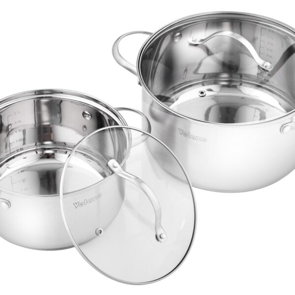 Stainless Steel 14-Piece Cookware Set - Image 3