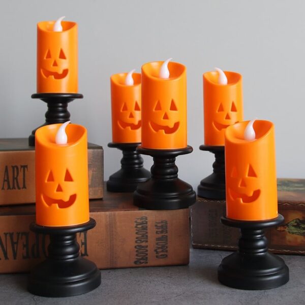 Halloween Candle Light LED Candlestick Lamp Ornaments - Image 3