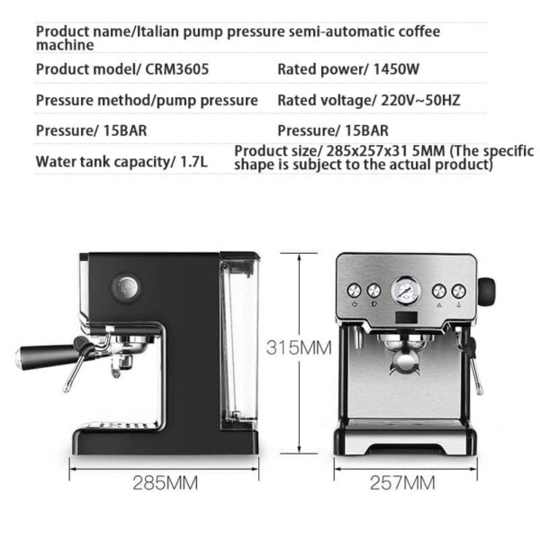 Semi-Automatic Espresso Maker - Image 4