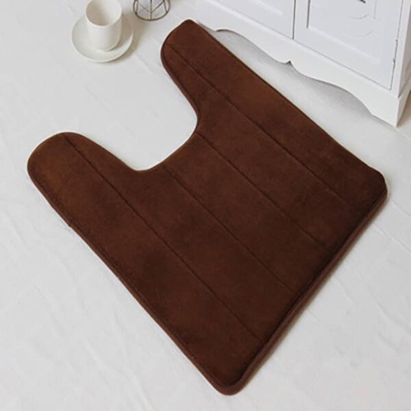 Non Slip Bathroom Mat Household Soft Coral Fleece Absorbent - Image 2