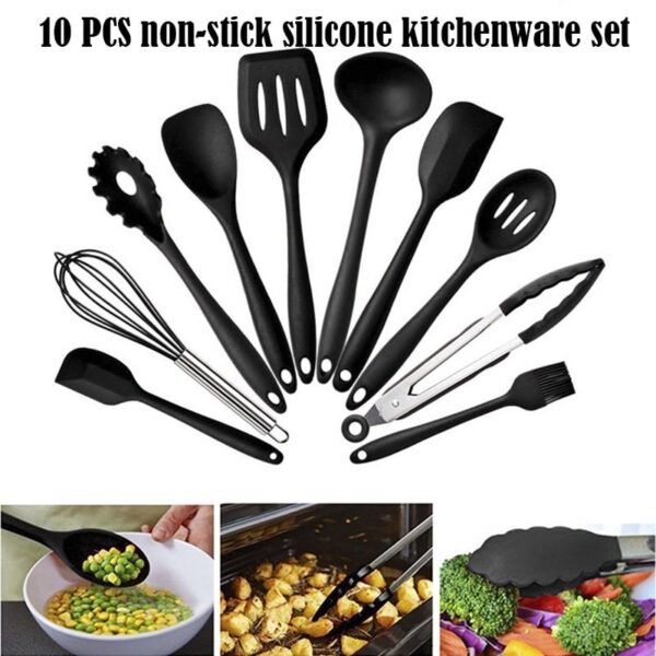 10-piece Silicone Kitchenware Set