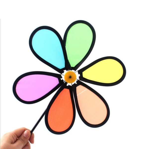 Colorful Rainbow Flower Windmill - Image 5