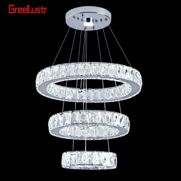 Modern Gold LED Chandelier - Image 6