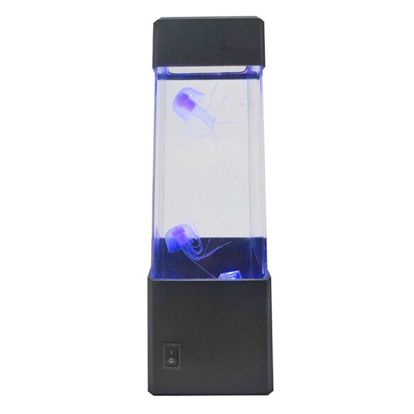 Jellyfish Water Tank Aquarium LED Lamp Color Changing Bedside Lava Night Light for Home Bedroom - Image 2