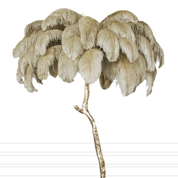 Nordic Ostrich Feather LED Floor Lamp - Image 14