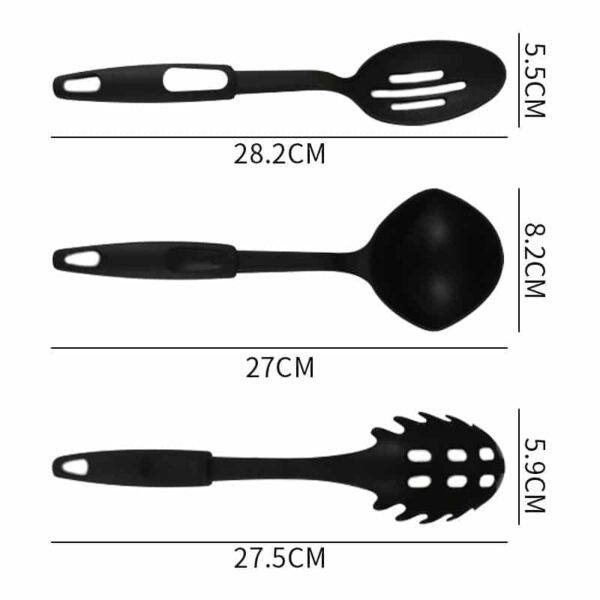 Black 6pcs/set Kitchen Utensils Set - Image 5