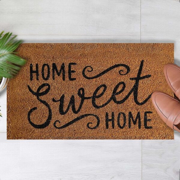 40x60cm Entrance Doormat Home Decor Letter Print Washable Modern Carpet