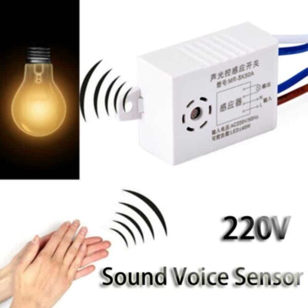 Home Improvement Smart Switches MRSK50A Module 220V Detector Sound Voice Sensor Intelligent Auto