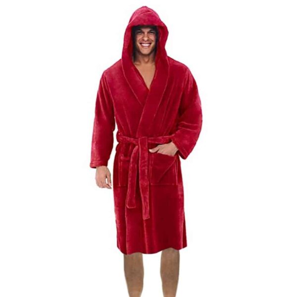 Men Casual Bathrobe - Image 2