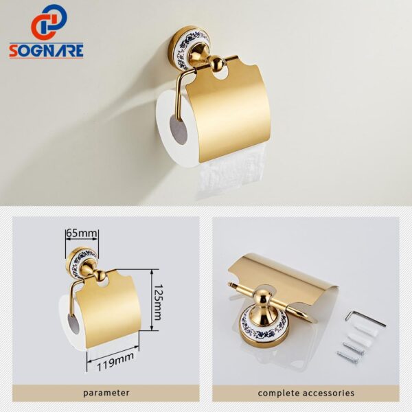 Gold Bathroom Accessories - Image 4