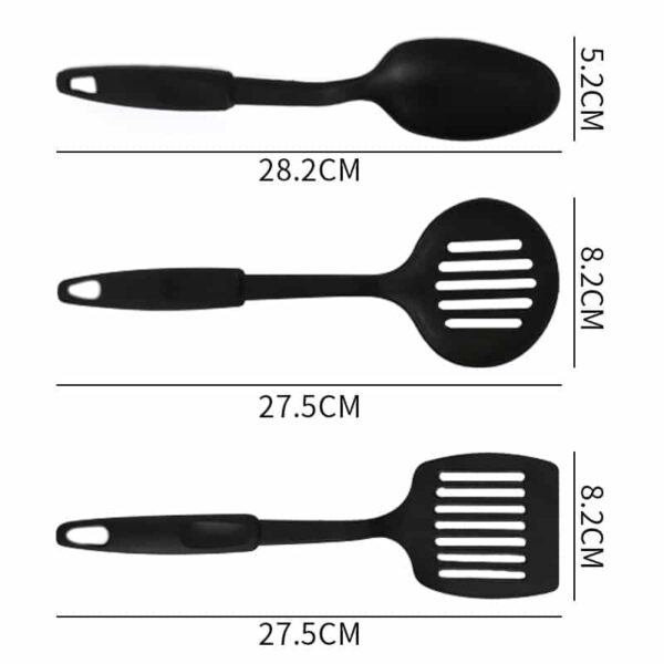 Black 6pcs/set Kitchen Utensils Set - Image 6