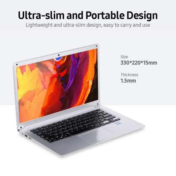 14.1 inch Laptop Intel J3455/J3355/Z8350 Processor 8GB RAM DDR3 512GB SSD 1920*1080 Resolution Portable Business Office Laptop - Image 12