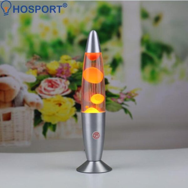 Jellyfish LED Lamp Aluminum Alloy Bedroom Decorative Volcano Lava Night Light Baby Kids Bedside - Image 7