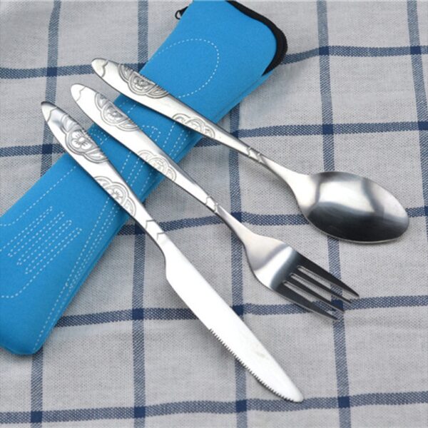 Stainless Steel Mini Tableware Set - Image 5