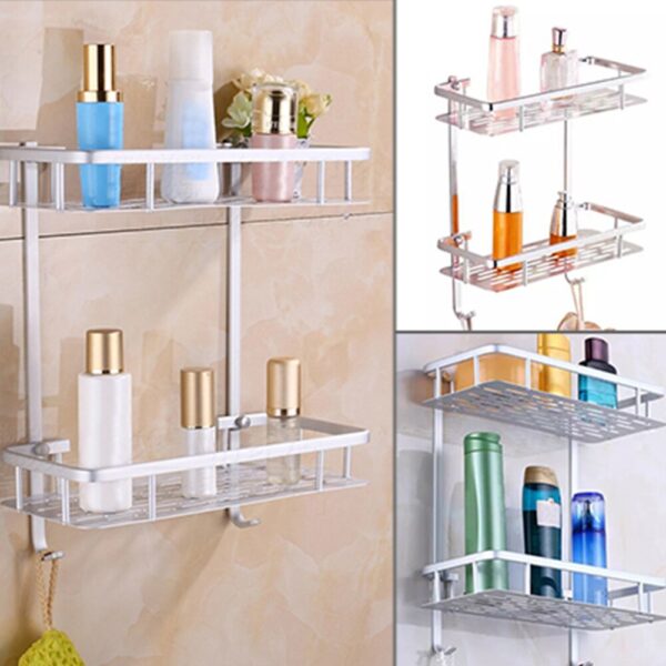 2 Layer Bathroom Shelf - Image 6