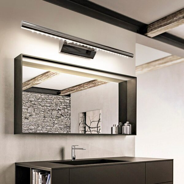 Stainless Steel Bathroom Lamp - Image 3