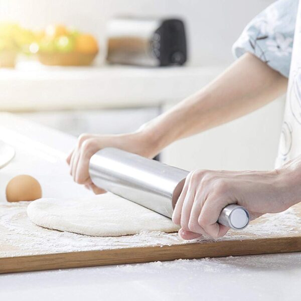 Stainless Steel Rolling Pin - Image 3