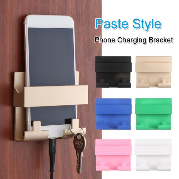 Paste Style Mobile Phone Charging Holder Bracket