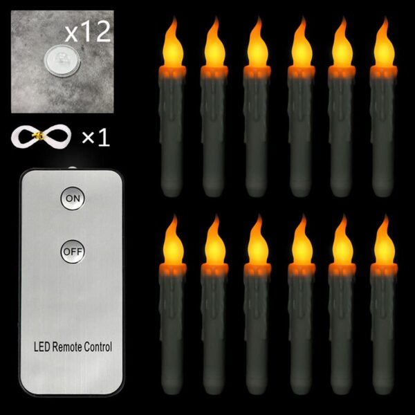 Floating LED Halloween Candles with Remote Control - Image 8