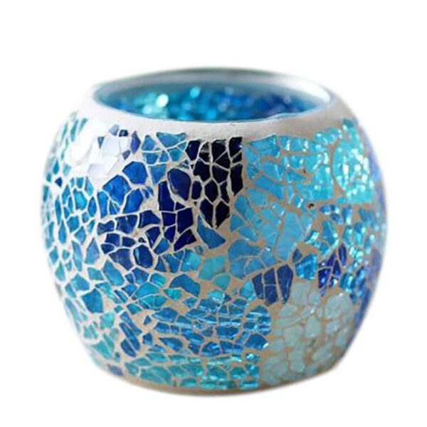 Mosaic Glass Candle Holders Romantic Dinner Home Decoration - Image 5